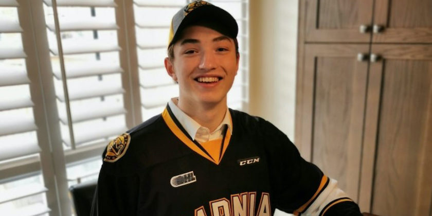 OHL: Sarina Signs Power Forward Ryder McIntyre, More OHL Signings